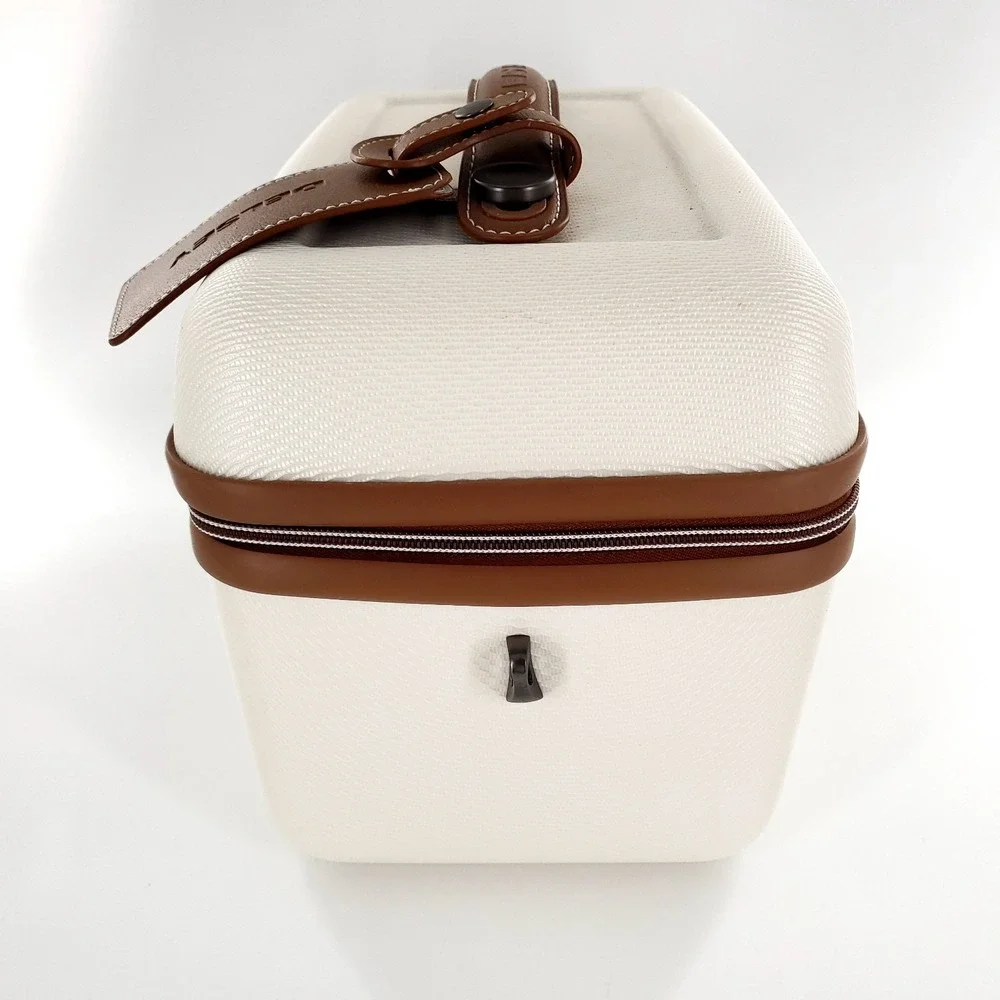 Delsey Paris Chatelet 2.0 Makeup Cosmetic Vanity Hard Shell Train Case w/ Strap - Picture 8 of 12